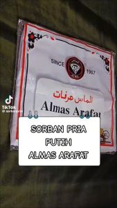 Sorban Almas Arafat Yasmagh & Aksesoris Shalat Muslim