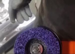 Si Fang | 5PCS 100/115/125mm Coral Disc Poly Strip Discs Grinder Strip Disc Abrasive Wheel Paint Rust Removal Clean For Angle Grinder
