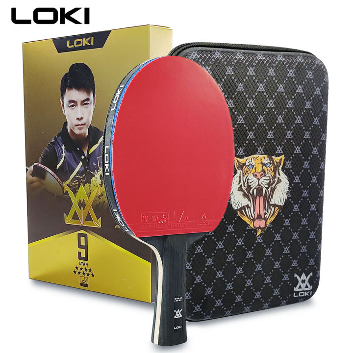 LOKI 9 Star Professional Table Tennis Racket 5+2 Carbon Ping Pong - Foto 7