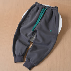 Spring Autumn Childrens Sports Pants Trousers for Boys And Girls School Uniforms Tight Fit Cotton Polyester Blend Breathable