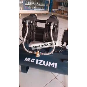 Izumi Kompresor Angin OL 0824SS: Kompresor Silent 8Bar Tanpa Oli