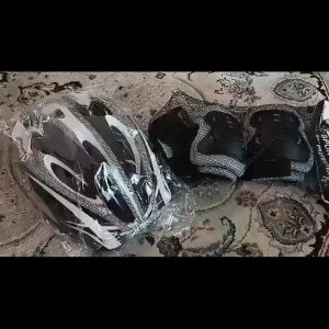 7 in 1 Kid Protective Gear Set Helmet Bike Helmet Basikal Knee Pad Elbow Pad Cycling Skate Roller Safety Gear Set