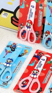 Bayar Di Tempat - Gunting Lucu DIY Motif Karakter / Scissors Kecil Portabel Anak / Alat Sekolah