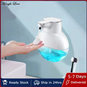 Hengfa Lina Automatic Sensing Liquid Soap Dispenser 400ML Wall Mounted Detergent Dispenser Infrared Sensor 500mAh for Home Bathroom Kitchen