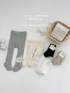 Korean Style Versatile Casual Comfortable Baby Girl Socks Spring Autumn Pure Color Sweet Match All Pants Socks for Toddlers