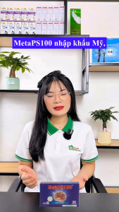 Viên Uống Bổ Não BNC Medipharm MetaPS100 Hỗ Trợ Não Bộ Khoẻ Mạnh Tốt Cho Trí Nhớ 30 Viên/Hộp