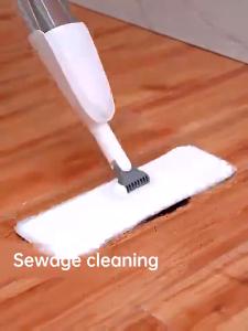 360°Rotating Flat Mop Spray Mop Wet And DryCleaning Tools with Reusable Microfiber Mop Cloth