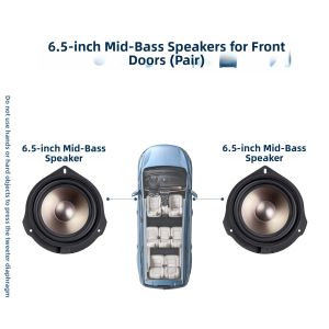DONGLIGU | Upgrade Car Speaker System with Midrange and Bass