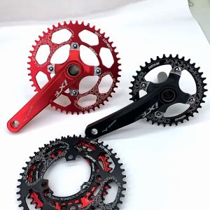 DECKAS Oval Round 40/42/44/46/48/50/52T Narrow Wide MTB Bike Chainring 104bcd Round Chain Ring Cycling Parts