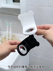 Shower Gel Bottle Rack Adjustable Shampoo Bottle Holder Hand Soap Dispenser Hook Wall Mounted Free Punching Hand sanitizer bathroom shower gel hanging rack hanger type shampoo soap dispenser storage bathroom no punch wall hanging device