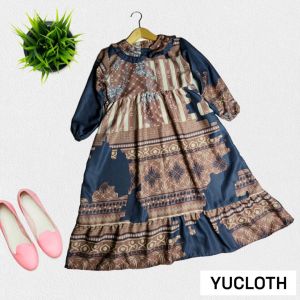 baju gamis anak maxmara lux umur 1-7 tahun-Baju lebaran 2025