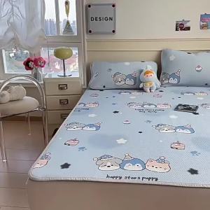 Cartoon Ice Bean Cooling Mat Soft Washable