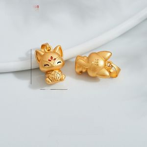 สร้อยข้อมือ DIY ปักลายปลาทองโบราณ ปีนี้มีปลา อุ้งกุหลาบ ริบบิ้น จี้ เครื่องประดับแฟชั่นสำหรับผู้หญิง