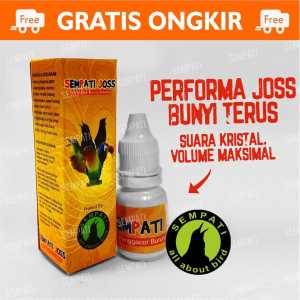 SEMPATI JOSS VITAMIN BURUNG GACOR STAMINA POWER NAFAS PANJANG KRISTAL ANTI STRES LOVEBIRD MURAI DLL