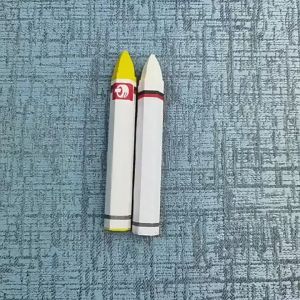 5pcs Rubber Chalk For Tires Rubber Chalk White/Yellow