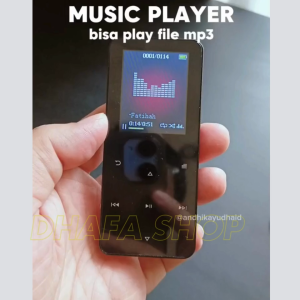 BARU RIJAHO MP3 Digital Audio Player Alarm Ebook Bluetooth 4.2 Pemutar Musik MP3 Player - S08