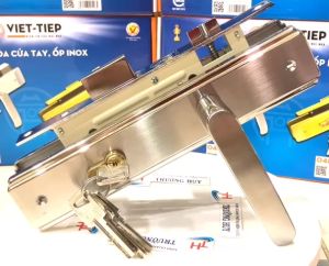 [chính hãng] Hot - Khoá Cửa Đi inox 304 cao cấp Việt Tiệp 04813 - Bảo hành 3 năm