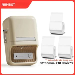 Niimbot B21 Mini Máy In Nhãn Nhiệt Cầm Tay Máy Dán Nhãn Dính Cho Gia Đình/văn Phòng/doanh Nghiệp Kết Nối Bluetooth Nạp Giấy Tự Động 203dpi