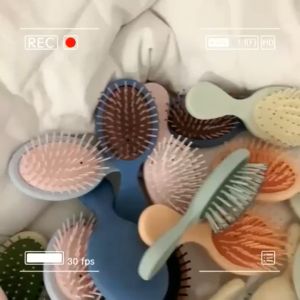 แปรงหวีผม ป้องกันไฟฟ้าสถิตย์ ขนาดเล็ก สีแคนดี้ สําหรับจัดแต่งทรงผม🔥🔥🔥