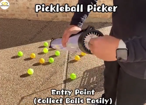 Dalso Pickleball Ball Picker 14 Balls Pickleball Tube With Shoulder Strap Transparent Durable Pickleball Ball Retriever