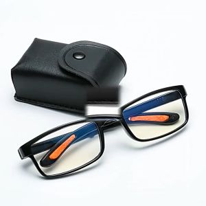 Foldable Classic Reading Glasses Pocket Elderly Glasses Anti-Blue Light Reading Glasses +100 +150