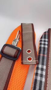 สายสะพายเครื่องตัดหญ้า ลายสก็อต(แบบเดี่ยว) แบบตะขอสามาราถใส่ได้ทุกรุ่น