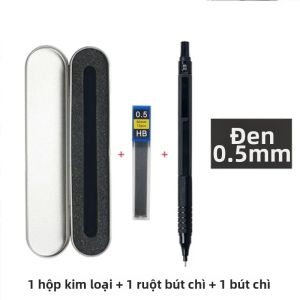 MROOFUL | Bộ Bút Chì Cơ Khí Kim Loại Chất Lượng Cao 0.3 0.5 0.7 2.0mm Bút Chì Tự Động Dùng Cho Vẽ Kỹ Thuật Kèm Ruột Chì Đồ Dùng Mỹ Thuật HB