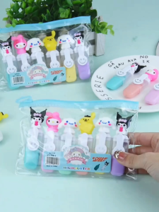 HTF COD 6 Pcs/set Cute Cartoon Mini 6-color Highlighter Set Sanrio Modeling Student Color Marker