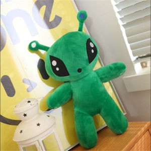Green Alien Plush Toys Cute Big Eyes And Long Ears Soft Stuffed Animal Plush Special Companion Gift for Kids and Decorate Rooms