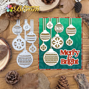 Original Lovely Hanging Christmas Bells Border Metal Cutting Dies Scrapbooking Decorative Embossing