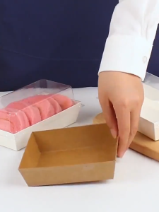 ❤️คูปองส่งฟรี❤️กล่องขนมกระดาษ  กล่องเค้ก แพค 50ใบ กล่องใส่แซนวิช กล่องใส่เค้กฝาใส กล่องแซนวิช กล่องใส่ขนม กล่องขนม กล่องกระดาษฝาใส กล่องขนมฝาใส กล่องใส่ขนม กล่องเค้กฝาใส กล่องคราฟ ฝาใ