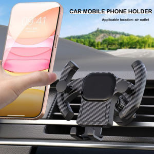 คลิปตะขอเกี่ยวช่องแอร์รถที่วางโทรศัพท์รถอเนกประสงค์สมาร์ทโฟนที่ยึดแบบถ่วงน้ำหนักเหมาะสำหรับ Mercedes Benz ซีแอลเอสซีแอลเอ GL R SLK AMG A B C S คลาส W210 W176 W220 W204 W203