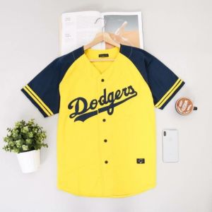 Jersey Baseball Ny Putih polos pria wanita/ baju jersey baseball