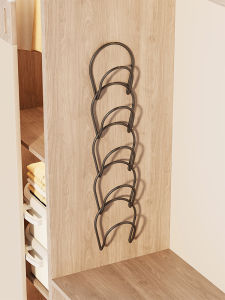 Hat Storage Rack Home Wardrobe Door Back Hanging Cap Scarf Beret Hat Clothes Hanger Organizer Iron Material Stable Load Universal