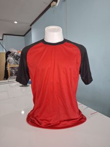 เสื้อยืด เสื้อคนงาน เสื้อคอกลมไหล่สโลปแขนสั้นสีดำ ผ้าไฮเกรด ใส่สบาย