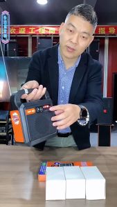 YSF 200 Outdoor Sound Speaker Powerful Solar Power System Solar Generator Radio Bulbs Light Emergency Lighting