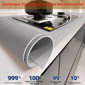High-Temperature Resistant Kitchen Countertop Pad Protection Film Stain-Resistant Waterproof Oil-Proof Food Grade Cabinet Mat