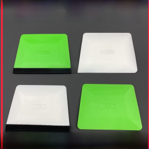 Big Dipper Trapezoidal Scraper Double-Sided Soft Scraper Car Film Colorful Auto Film Invisible Car Clothing Square Scraper Large LED Light Membrane Tool