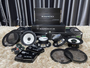 Zapco ของแท้100% ใหม่มือ1 ตัวแปลงสัญญาณ HI TO LOW คุณภาพสูง ZAPCO ASP-OEB ช่วยลดสัญญาณรบกวน เครื่องเสียงรถยนต์