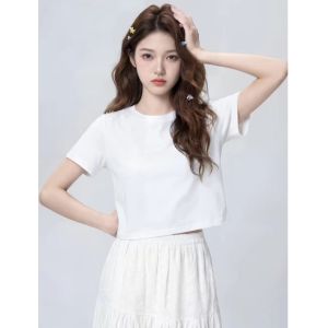 XINDADANG | Áo Thun Mùa Hè Phong Cách Hàn Quốc Đơn Giản