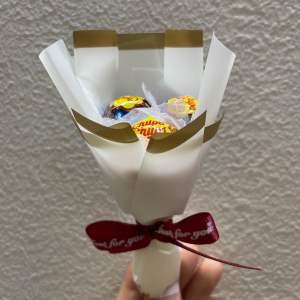 3 pc Mini Chupa Chups Mini Lollipop Bouquet Door Gift Wedding Birthday Graduation  Jambak 3 Lolipop Mini Chupa Chups - Hadiah Pintu Perkahwinan Harijadi Graduasi