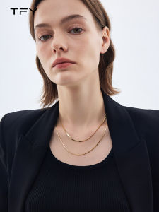 TFY | Double Layer Gold Luxe Snake Chain Steel Necklace