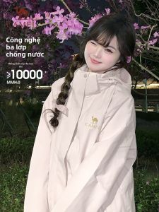 CAMEL | Áo Khoác Chống Nước 3-trong-1 Có Lớp Lông Cừu Tháo Rời Được
