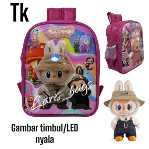 Tas sekolah anak perempuan TK/tas ransel anak SD/tas anak karakter lucu/tas anak terlaris/tas anak labubu/tas anak viral/tas anak karakter labubu/tas troli anak prempuan/tas dorong anak/tas troli anak cewe/tas anak/ransel anak/tas murah lucu