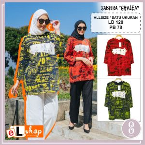 KAOS SABHIRA TERBARU 2024 Baju Wanita Model Sekarang Atasan Jumbo Semi Tunik Official Store Resmi