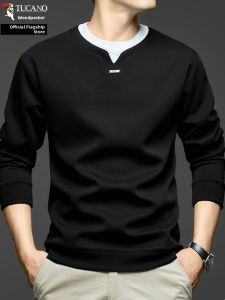 TUCANO | Mens Heavyweight Casual Fashionable Two-in-One Long Sleeve Top