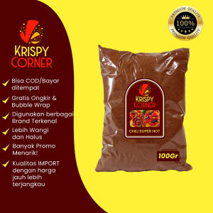 Bumbu Tabur Rasa Cabe Super Pedas 500gr Penyedap Rasa Aneka Snack Kentang Ayam Jamur Crispy Bumbu Instan Rasa Chili Super Hot Cabe Super Pedas 500gr