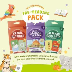Mainan Anak Kartu Aku Siap Membaca Pre Reading Pack Rintik Publishing