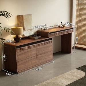 Mid-Century Modern Bedroom Dresser Vanity Solid Walnut