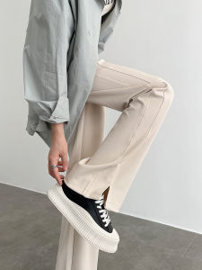 High Waist Wide Leg Pants Womens Spring Autumn 2024 New Narrow Straight Drapey Casual Loose Banana Sweatpants